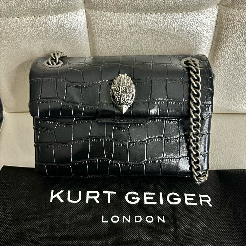 Kurt Geiger Croc Embossed Mini Kensington PLEASE READ DESCRIPTION 💖